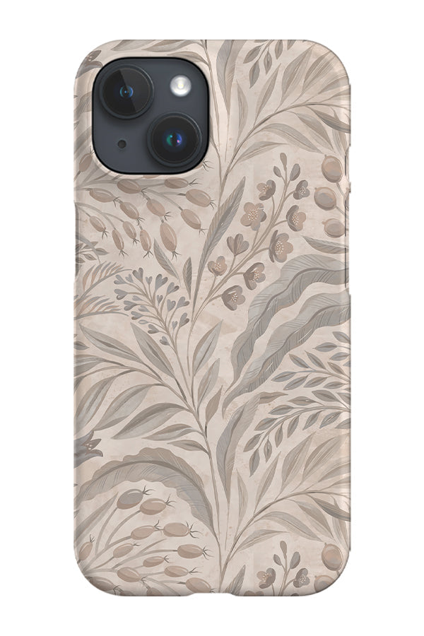 Mediterranean Mural Floral By Rebecca Elfast Phone Case (Neutrals)