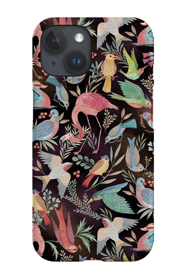 Birdwatcher's Dream By Rebecca Elfast Phone Case (Dark)